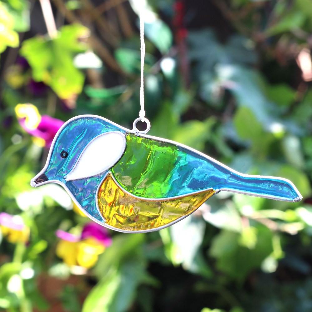 Something Different - Blue Tit Suncatcher - Multicolours